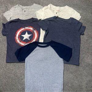 Set of 5 boys shirts